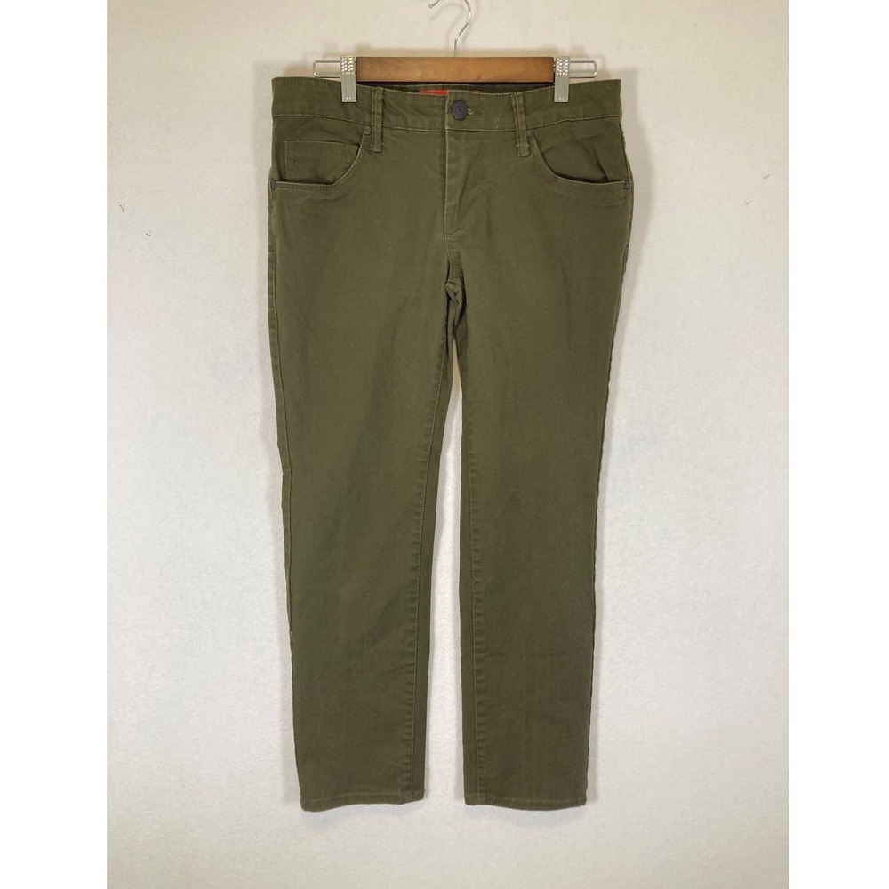 Gorpcore Arizona Jean Co Mens 30x30 Olive Green Skinny Fit‎ Stretch Twill Pants